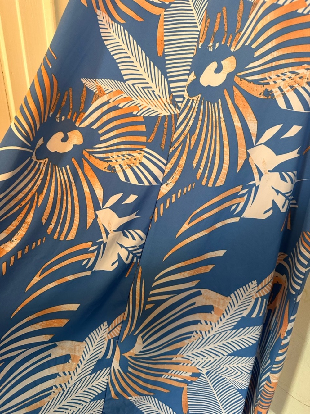 Blue Coral Cooling Dress • Cover-Up • Columbia • 1X • Tropical Cruise Vacation - Picture 3 of 6